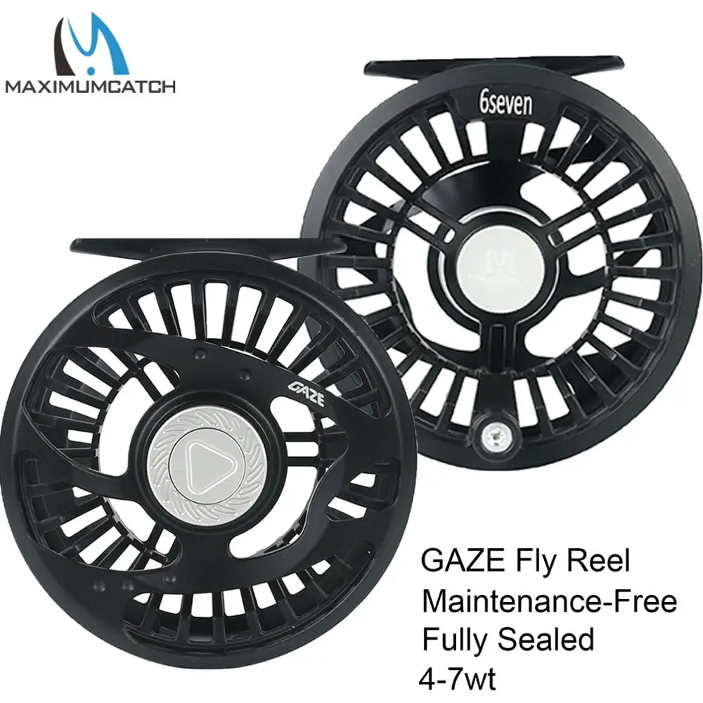 

Maxcatch GAZE 2-7WT Trout Light Weight Fly Fishing Reel Waterproof Sealed Drag Fly Reel