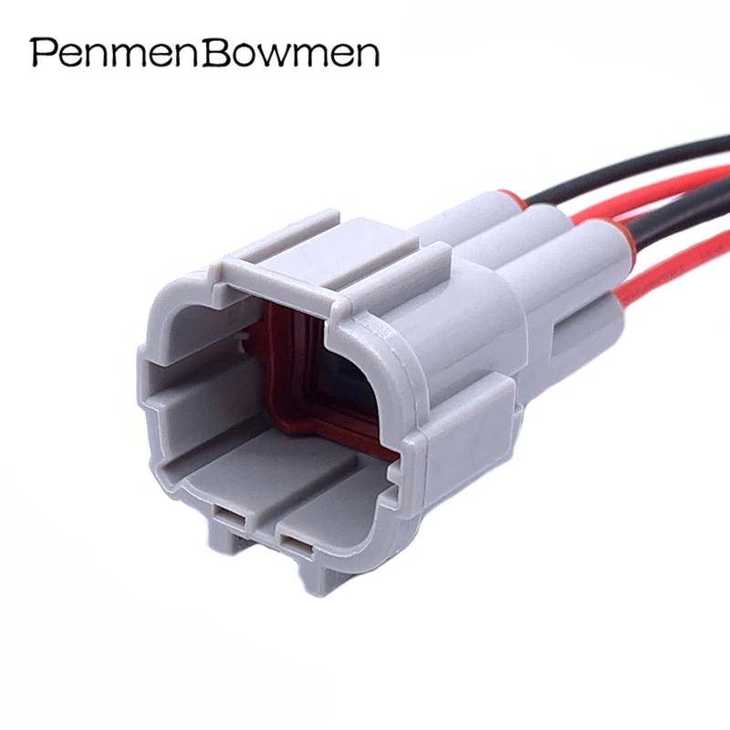 1 Set 6 Pin Auto Car Headlight Electrical Cable Female Connectors Plug Wire Harness For 6188-0560 6189-1175