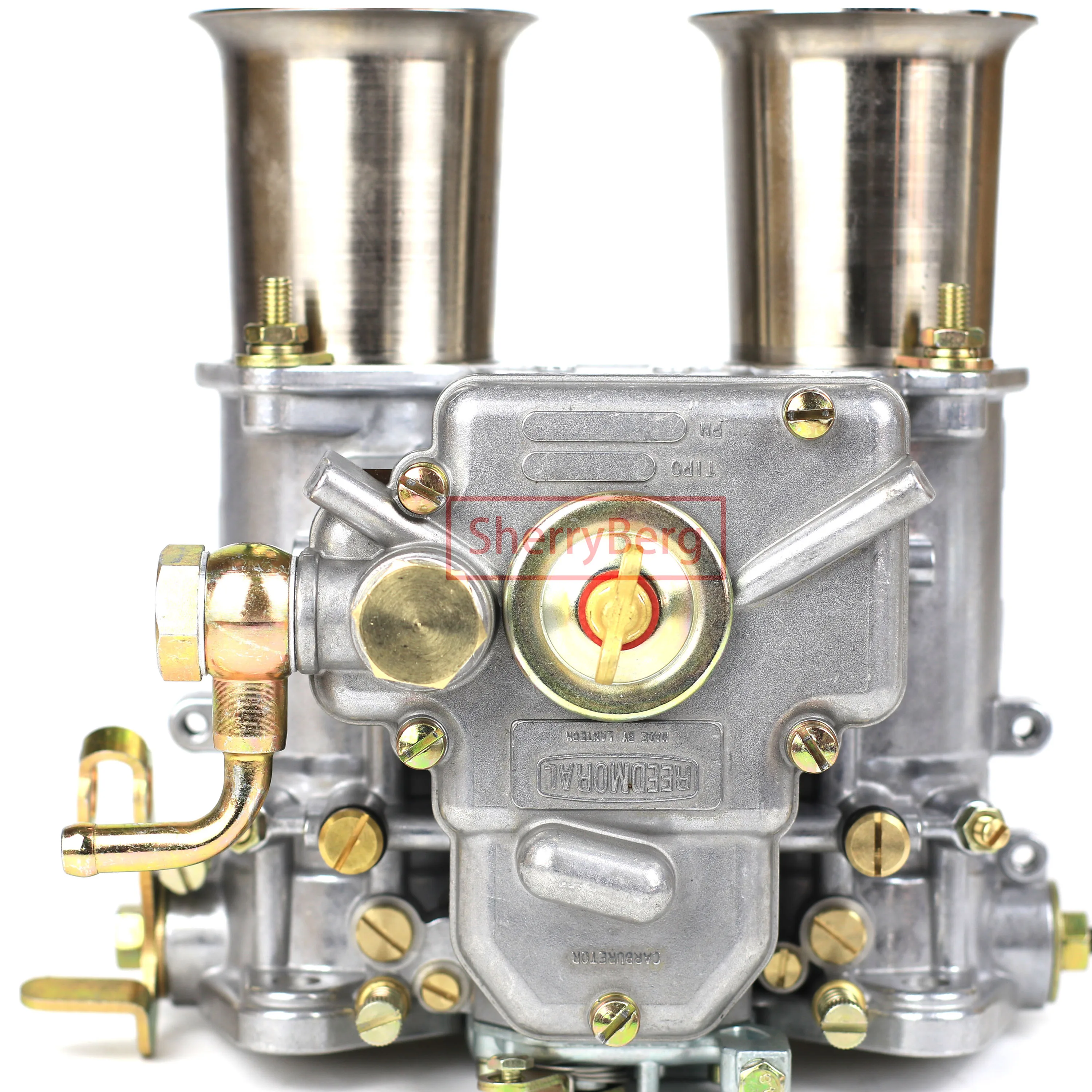 SherryBerg Carburador 45dcoe 45MM Carb Carburetor For 45 DCOE 152 Weber Performance 3 Hole Progression Twin Choke 19600.060