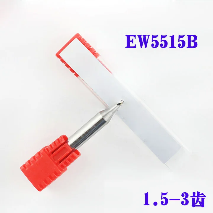 EW5515B Carbide End Mill  Milling Cutter 1.5mm φ1.5xD6x40x3F  twist drill  Wolf tooth milling cutter