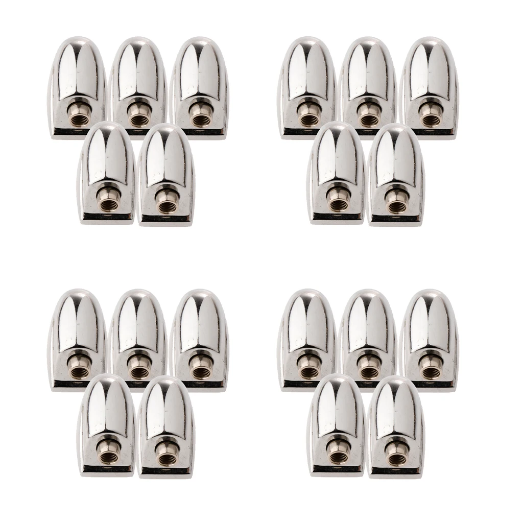 MagiDeal 20 x Snare Drum Lugs Hooks for Drum Set Kit Precussion Parts