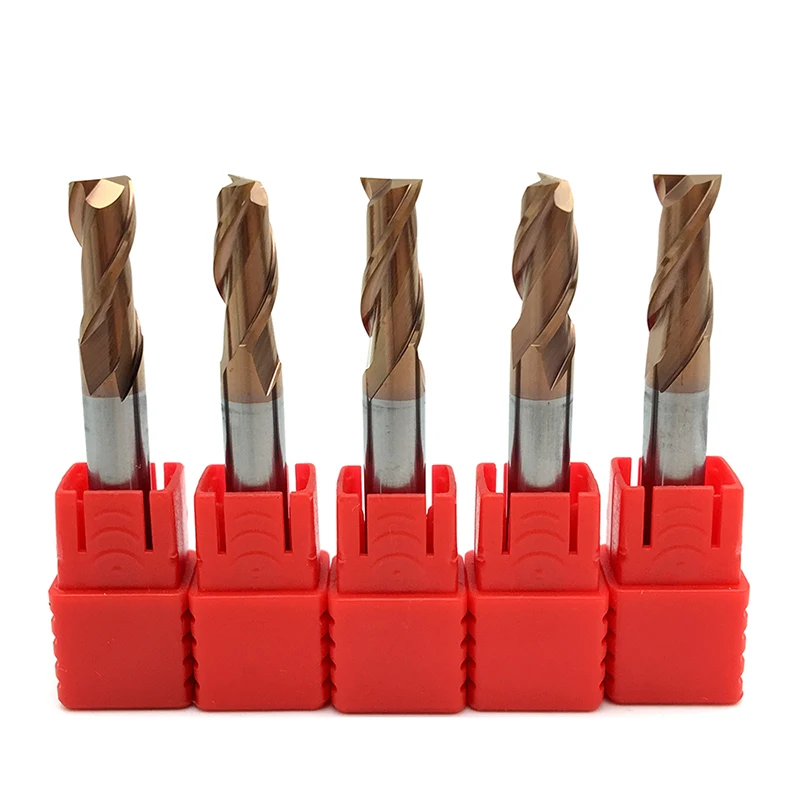 5 Chiếc Endmills HRC60 2 Sáo D6X15XD6X50L Đường Kính 6MM Carbide Dao Phay Tungsten Cắt Thép Không Gỉ Máy CNC Cấp cối Xay
