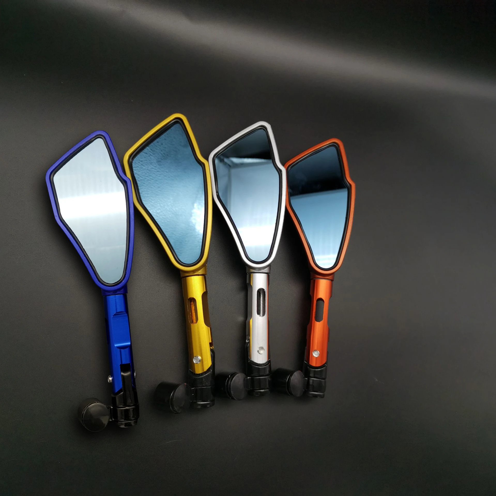 

motorcycle scooter electric car CNC modified rearview mirror For Yamaha Honda sports car mirror aluminum alloy inverted mirror