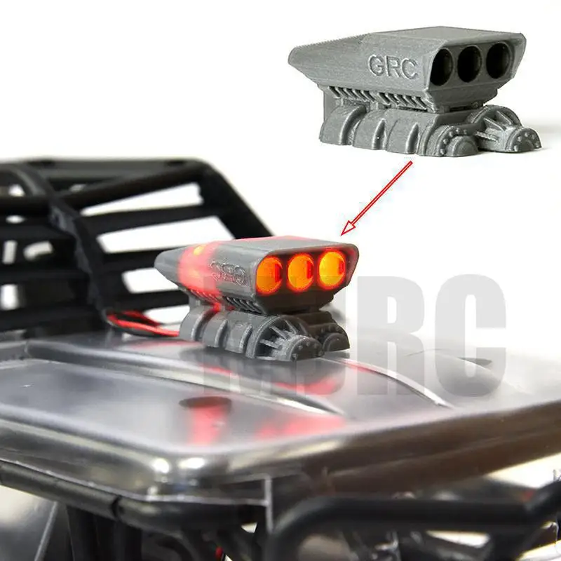 Decorazione del modello del compressore di spinta del motore di stampa 3d per 1/10 1/8 Rc Crawler Car Axial Scx10 Wraith 90046 Trx4 Rc4wd D90 D110