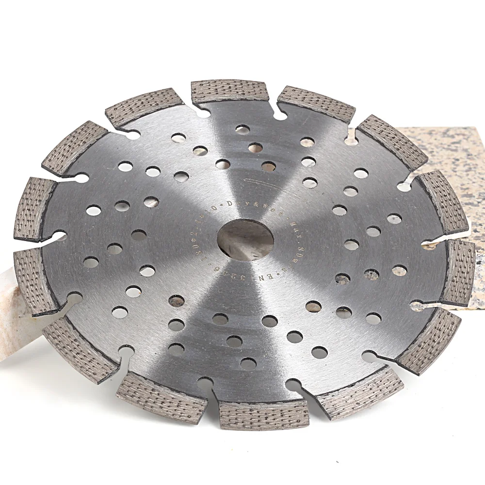 Disco de corte de diamante soldado con láser profesional, disco de corte de hoja de diamante, Granito de hormigón reforzado duro, diámetro