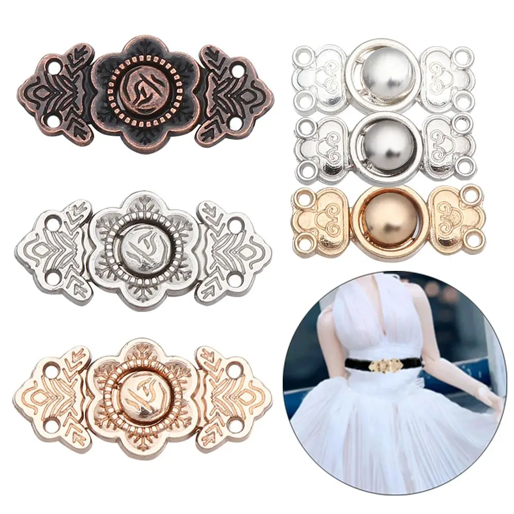 5 Pcs Mini Ultra-small Metal Belt Buckle Doll Bags Clothes Shoes Buckles DIY Doll Dress Decor Buttons Doll Sewing Accessories