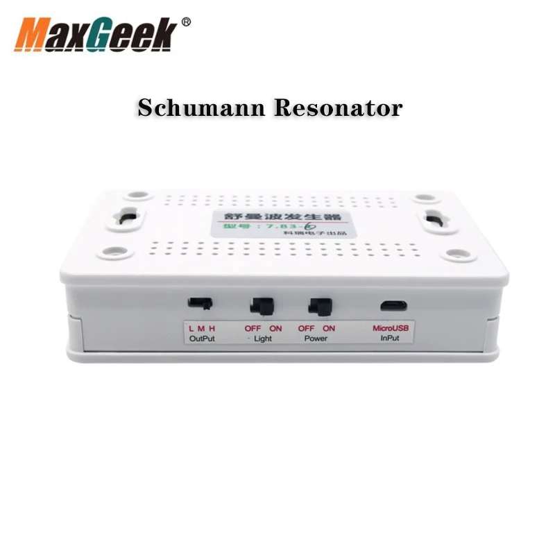 Maxgeek SignalGen 7.83Hz Signal Schumann Renerator Schumann Wave Resonator 6 Version Function Generator With Power Supply Cable