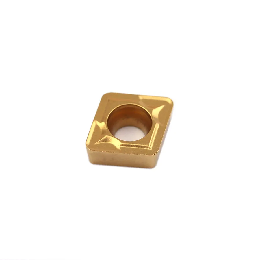 Insertos de torneado serie CCMT CCMT060208 CCMT060204, cuchillas de carburo, máquina cortadora de torno CNC, insertos, piezas de herramientas de torneado interno