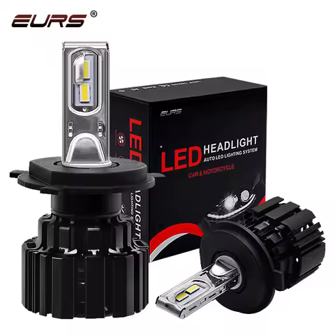 EURS P9 LED H4 H7 LED Car Headlight Bulb H11 H8 H9 13600LM 100W Auto led headlamp 9005 HB3 HB4 H15 Hi-Lo Beam Light 9007 6000K