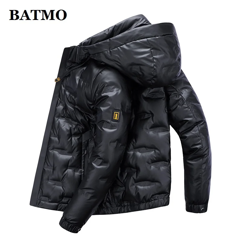 BATMO 2023 nuovo arrivo inverno 90% piumino d\'anatra bianco giacche con cappuccio da uomo, giacche calde impermeabili da uomo, 2001