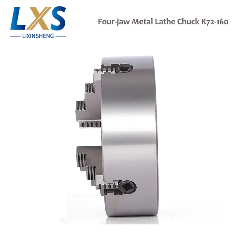 Self centering Independent Lathe Chuck 160mm 4 Jaw Metal Lathe Scroll Chuck k72-160 For Wood Lathe