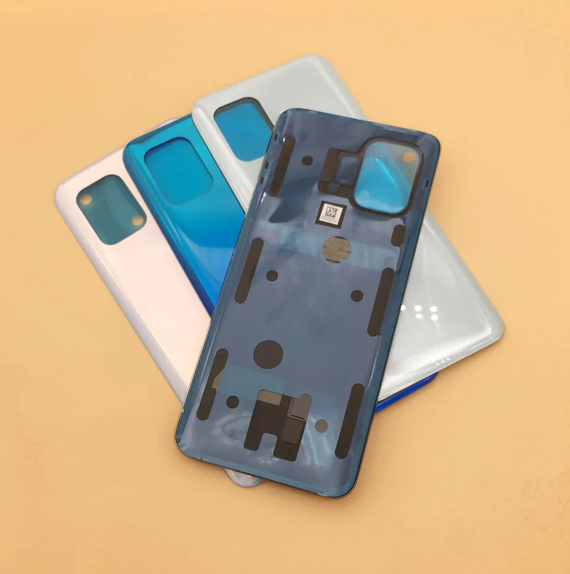 Original Back Glass for Xiaomi Mi 10 Lite 5G, Back Panel, Battery Cover, Housing Door Case, Replacement Parts