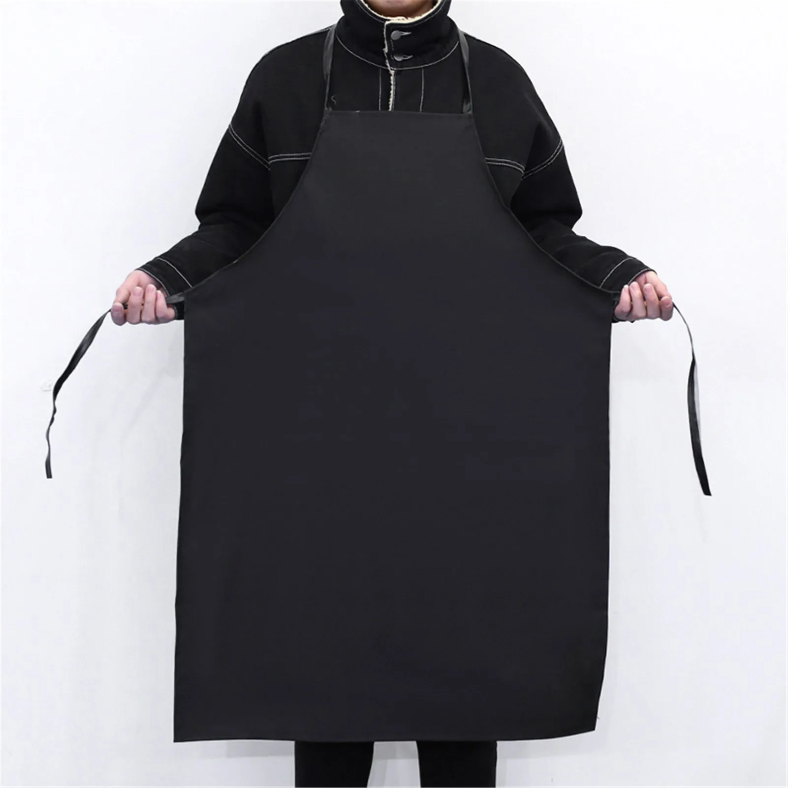 Car Wash Leather Apron And Kitchen Thick PU Leather Waterproof And Oil-proof Apron Car Wash Uniforms Apron