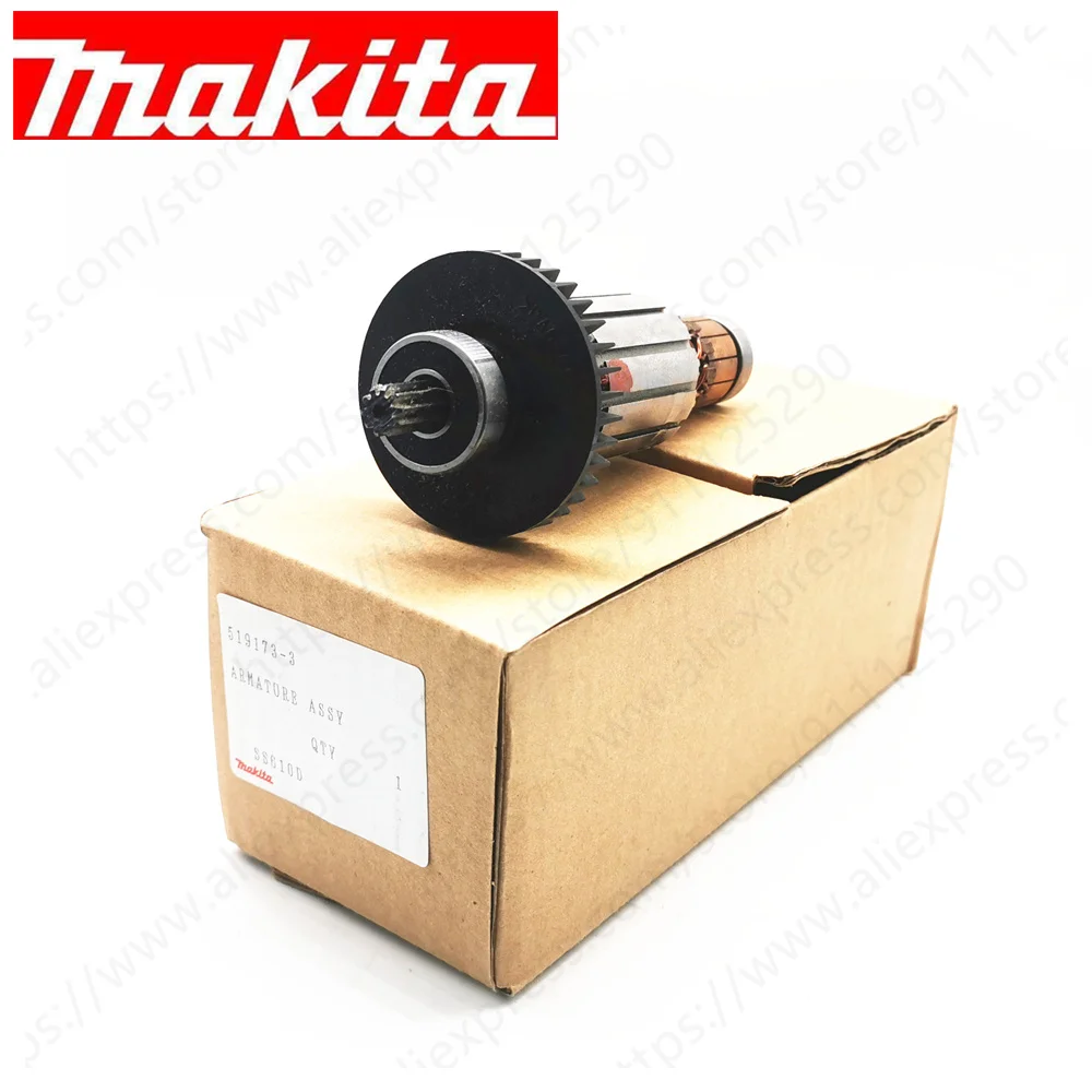 Armature มอเตอร์สำหรับ MAKITA SS610D BSS610RFE DSS610RMJ BSS610SFE BSS610RFE BSS610 DSS610 DSS010RFE 519173-3