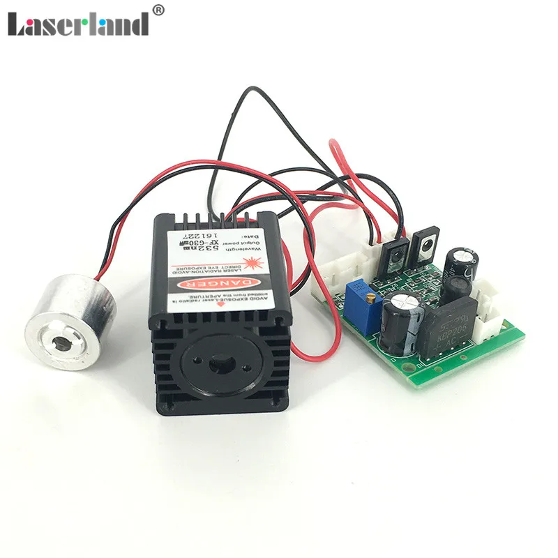 1 pc di Illuminazione Della Fase 650nm 80 mW Rosso + 532nm 20 mw Verde Modulo Laser A Diodo TTL