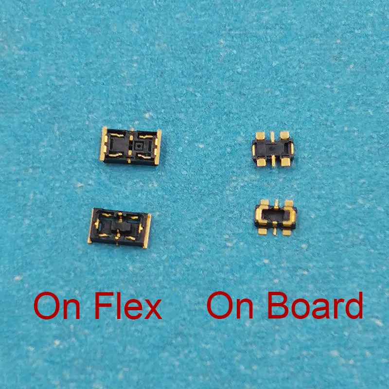 2pcs Inner Battery FPC Connector Holder Clip Contact On Motherboard For Sony Xperia XZ Premium XZP G8142 G8141