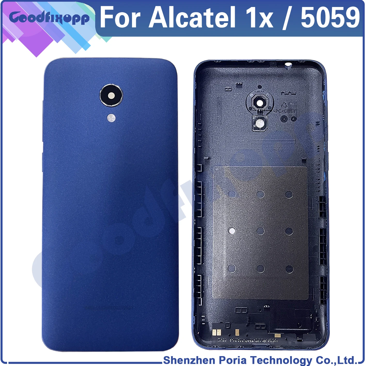 

High Quality For Alcatel 1x 5059 Back Cover Door Housing Case Rear Battery Cover Repair Parts Replacement