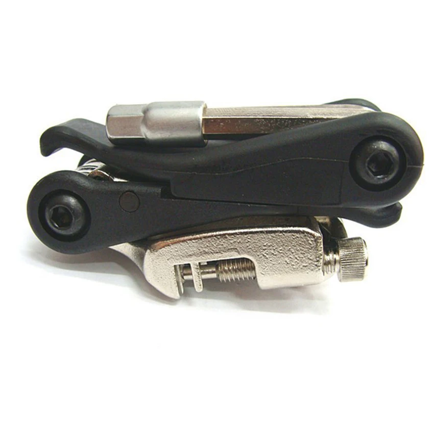 Strumenti per biciclette strumento per la riparazione di biciclette per biciclette, strumento combinato multiuso + apribottiglie per tagliacatena, strumenti per biciclette