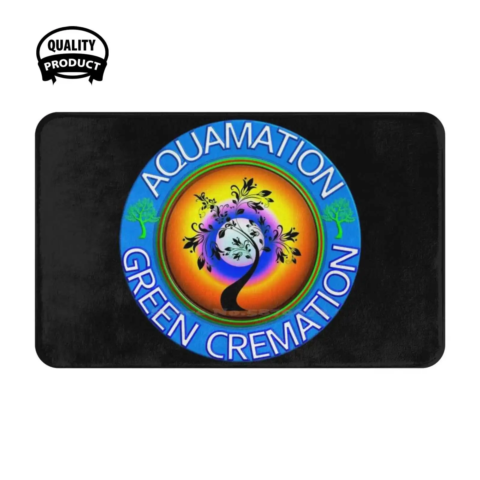 Aquamation Green Cremation Soft Cushion Home Carpet Door Mat Car Rug Ralek Green Cremation Water Cremation Aquamation