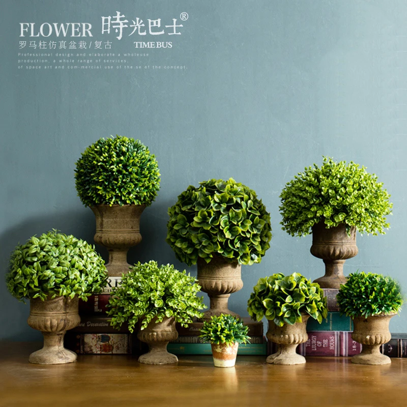 

Nordic creative artificial flower simulation plant small potted plant office green plant ornament milk tea shop interior