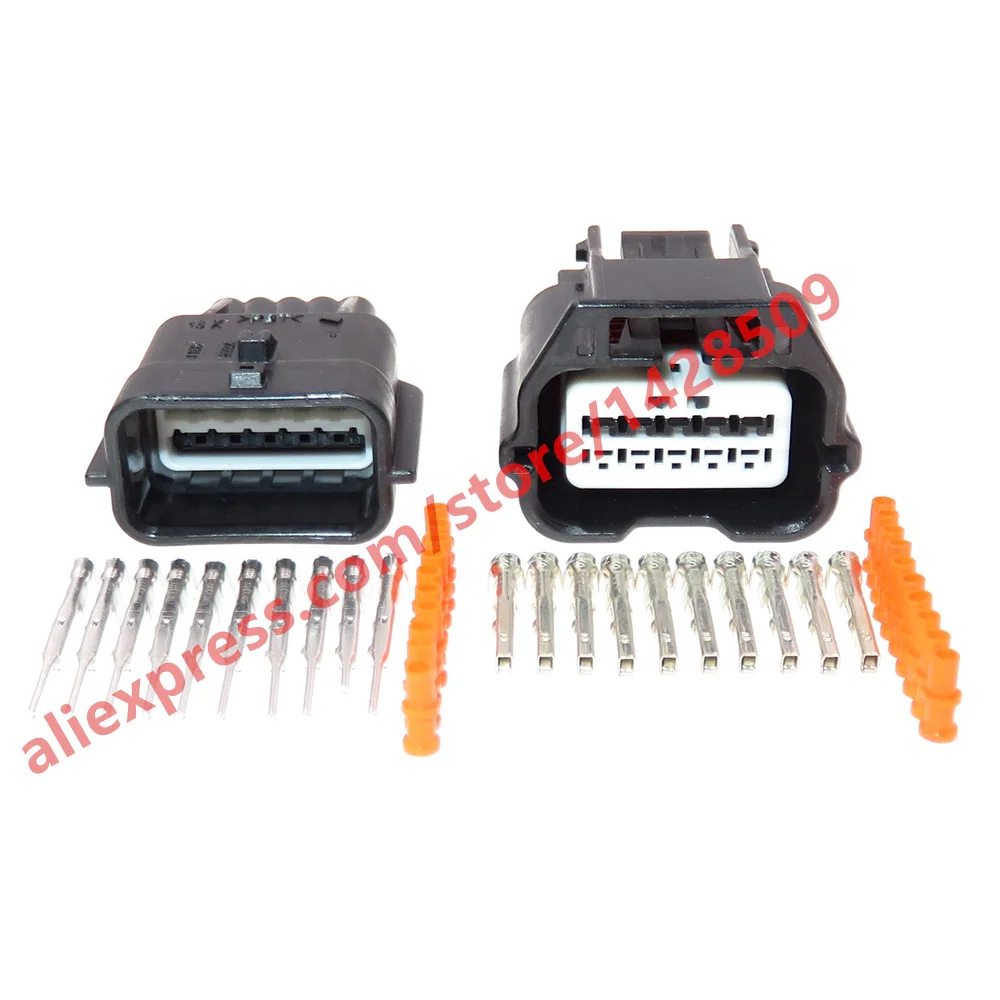 1 Set 10 Pin Car Electric Cable Male Plug Female Socket 7282-8856-30 7283-8856-30 Miniature Automotive Wire Connector