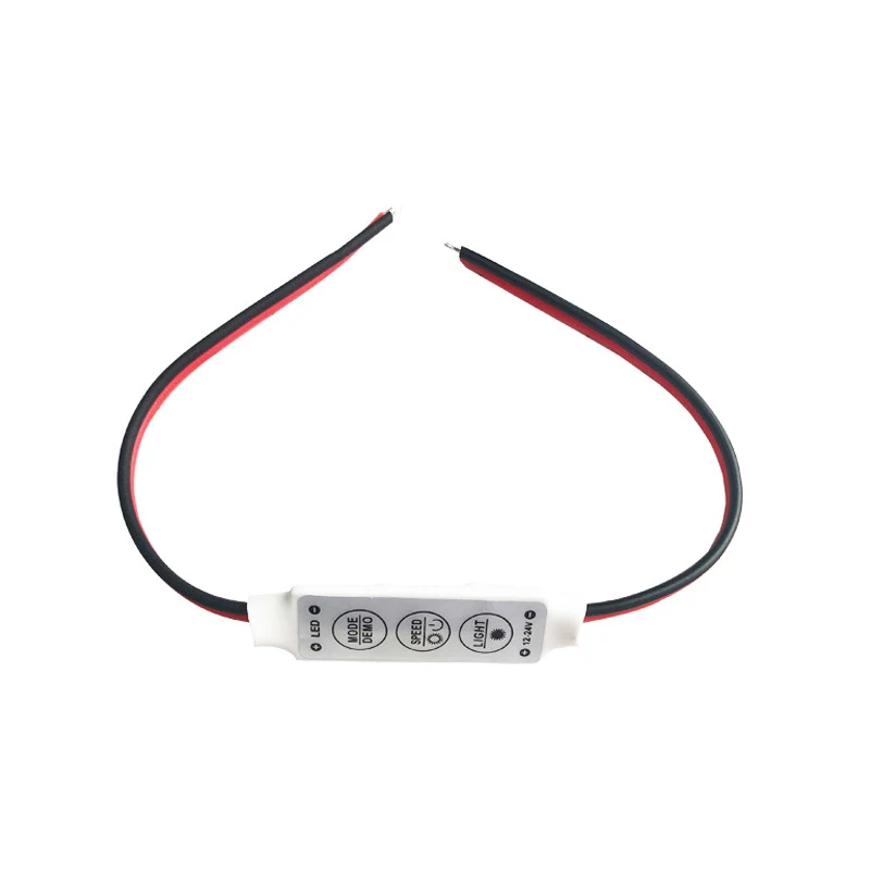 Third Gear Button Mini Dimmer LED Strip Controller DC12V 24V Mini Dimmer LED Strip Light Color Controller