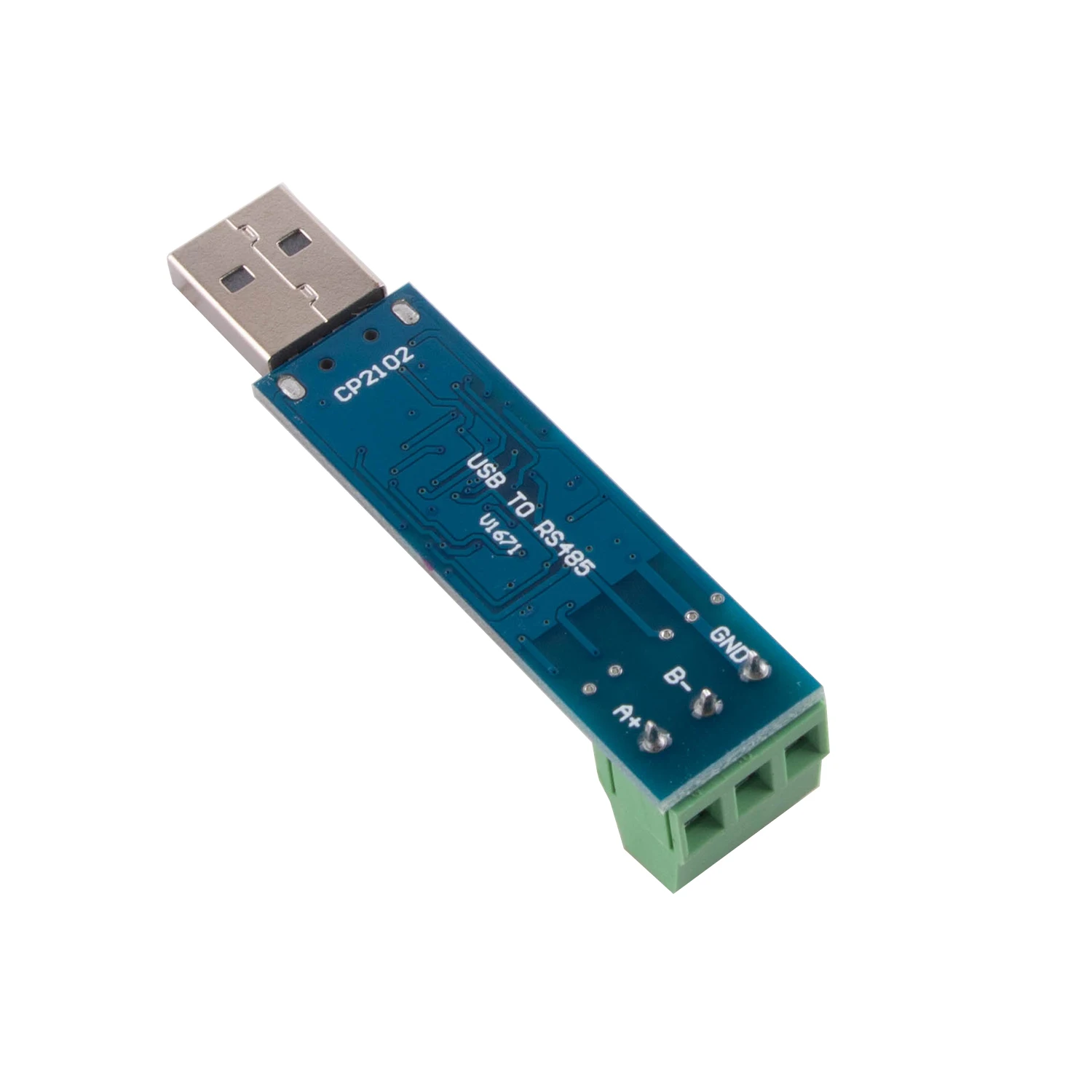 CP2102 USB to RS485 Data A, B, GND Pinout Serial Converter Adapter