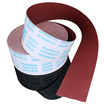 Rouleau de papier de verre émeri pour polissage, outils de meulage, travail des métaux, gril, T1 gratuit, 1m, 5m, 10m, largeur 100mm, #60-1000