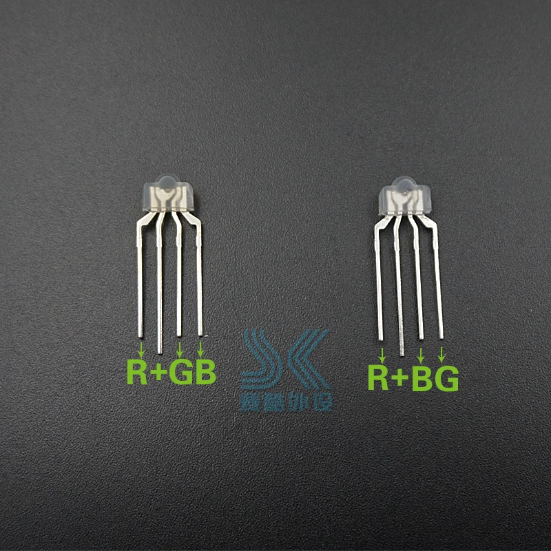 Mechanical keyboard RGB LED 4pin RBG light common anode lamp full-color for kailh OTM Gateron Greetech switch Razer keyboard