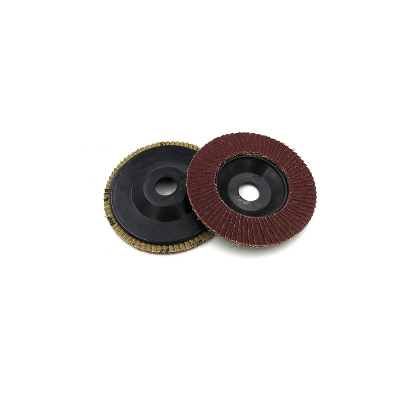 Abrasive 100Mm Lubang Dia 16Mm Roda Poles Gerinda Perubahan Cepat Pengamplasan Flap Disc untuk Grit Angle Grinder 60 80 120 Grit