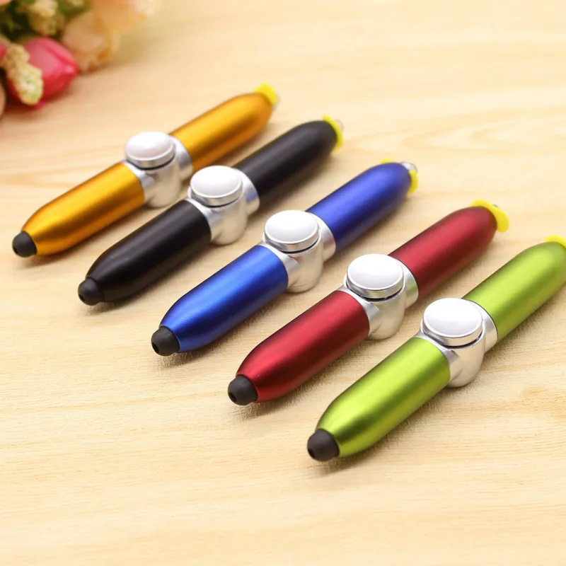 24PCS Multi-Kinetic Creative Fidget Spinner Ballpoint Pen Relaxation Puzzle Twist Pen Novelty Pens for Writing Stationery