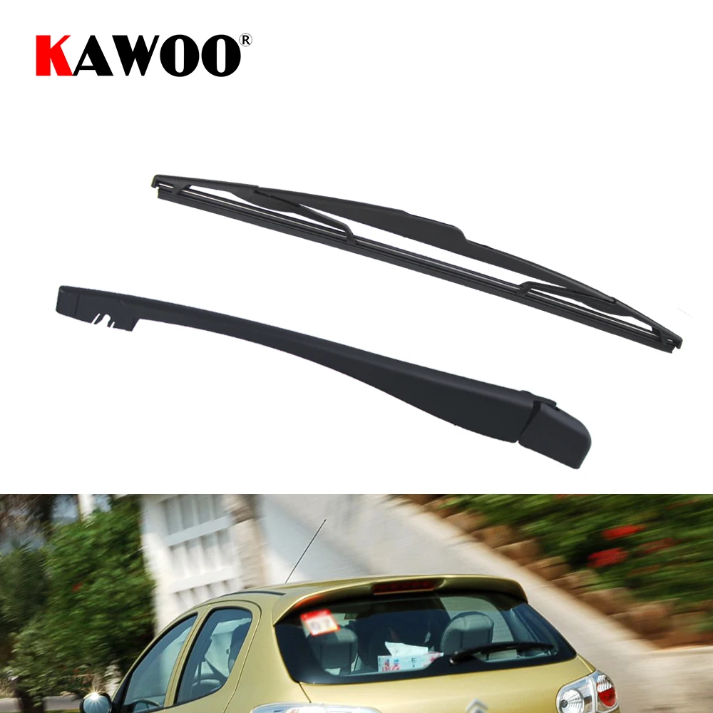 KAWOO Car Rear Wiper Blade Blades Back Window Wipers Arm For Citroen C2 Hatchback (2006 Onwards) 355mm Auto Windscreen Blade