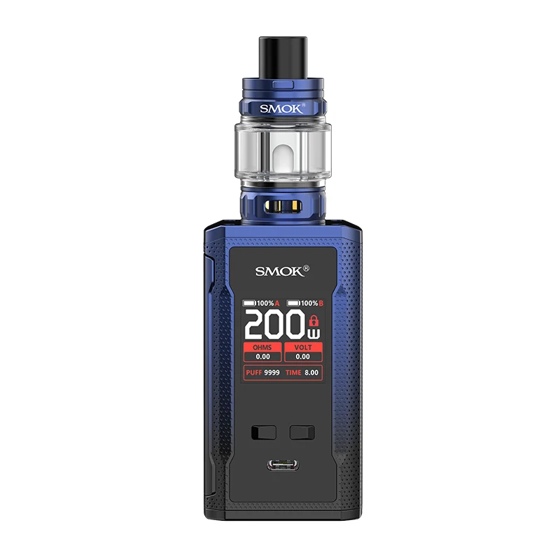 Oryginalny zestaw SMOK R-KISS 2 200 W Box MOD Vape R Kiss 2 z 6,5 ml TFV18 Mini Tank Atomizer Elektroniczny waporyzator do papierosów
