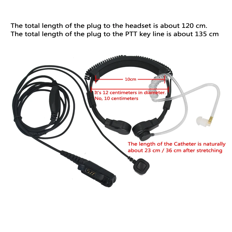 Xir P6600 P6620 XPR3300 XPR3500 MTP3250 DP2000 DEP550 MTP3100 MTP3150 zwei-weg radio headset Taktische headset throat mikrofon