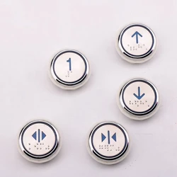 5pcs  PB29 Button JY000 Blue Light  Braille For Elevator Part