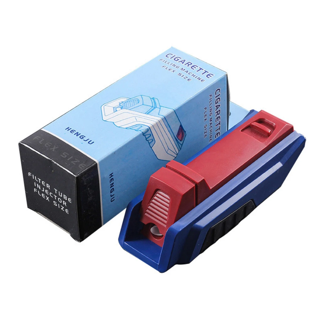 Portable Manual Cigarette Sleeve Puller Tobacco Roller Cone Rolling Machine for Smoking Rolling Papers Cigarette Maker DIY Tools