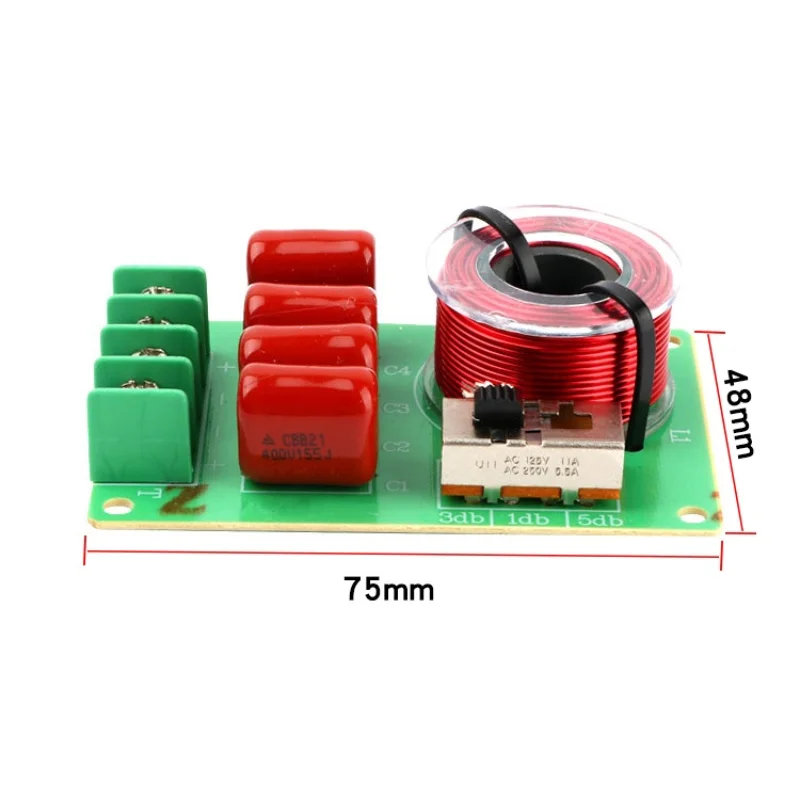 Sotamia 100w puro tweeter alto-falante crossover divisor de alta potência de alto-falante de áudio de cinema em casa filtro de freqüência casa inteligente