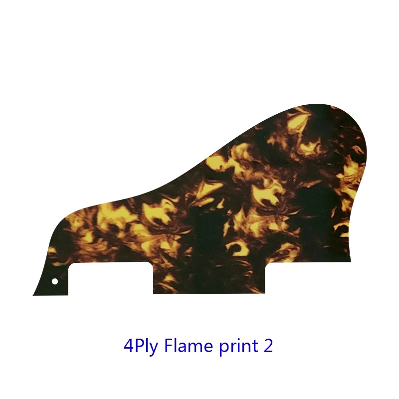 Pleroo Custom Guitar Pickgaurd - For ES 335 Short Jazz Archtop Guitar Pickguard Scratch Plate Multi Color Choice Flame Pattern