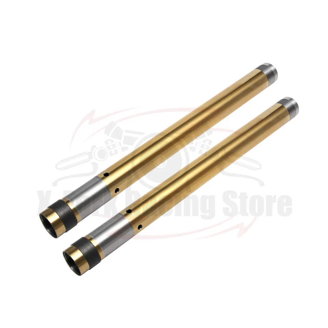 Gold Color Motorbike Inner Front Fork Tubes Pipes Pair For HONDA CBR1000RR 2012-2013 51525-MGP-D01 43x500mm Fork Suspension