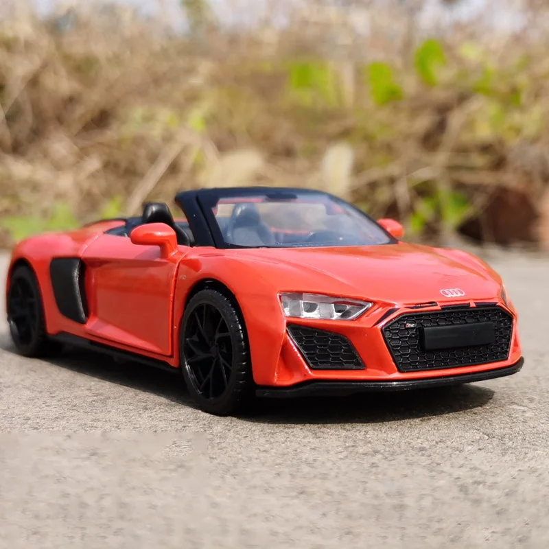1:32 Audi R8 Spyder Convertible Supercar Alloy Car Diecasts & Toy