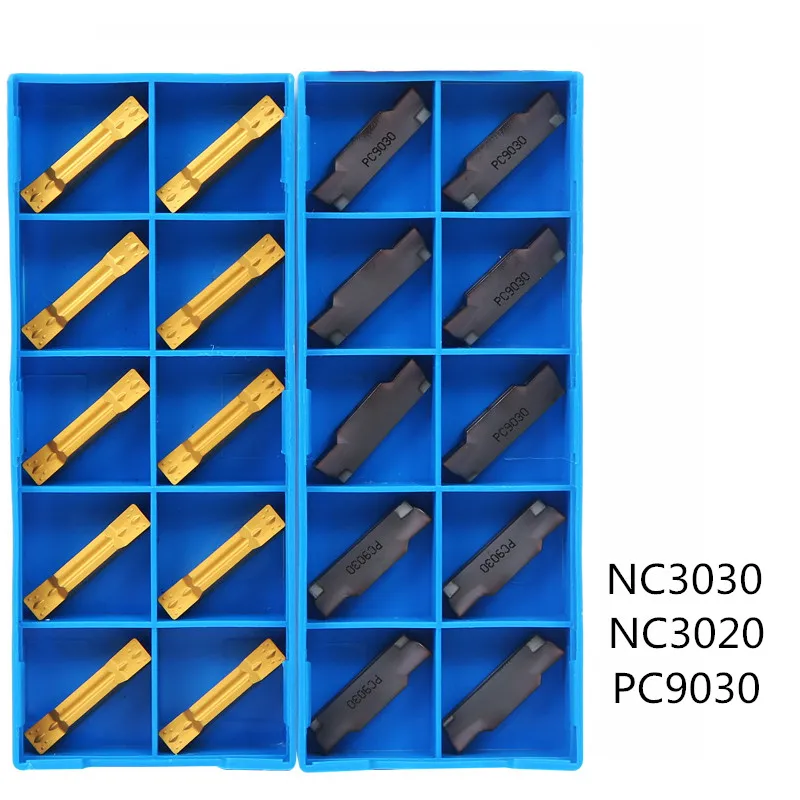 10pcs 4mm MGMN400 M NC3030 NC3020 PC9030 คาร์ไบด์ร่องแทรก MGMN 400 เครื่องมือ parting