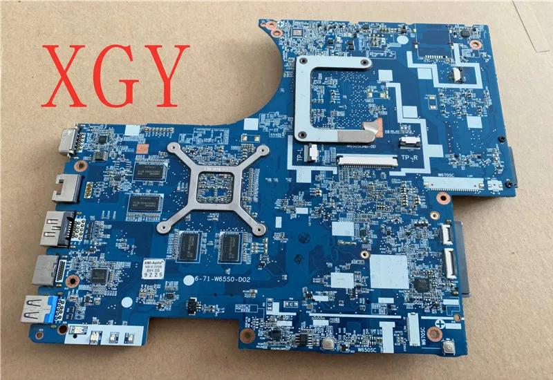 Original For CLEV0 W650SC W650SJ Notebook Motherboard 6-71-W65J0-D02 GPU N16P-GT-A2 100% Test OK