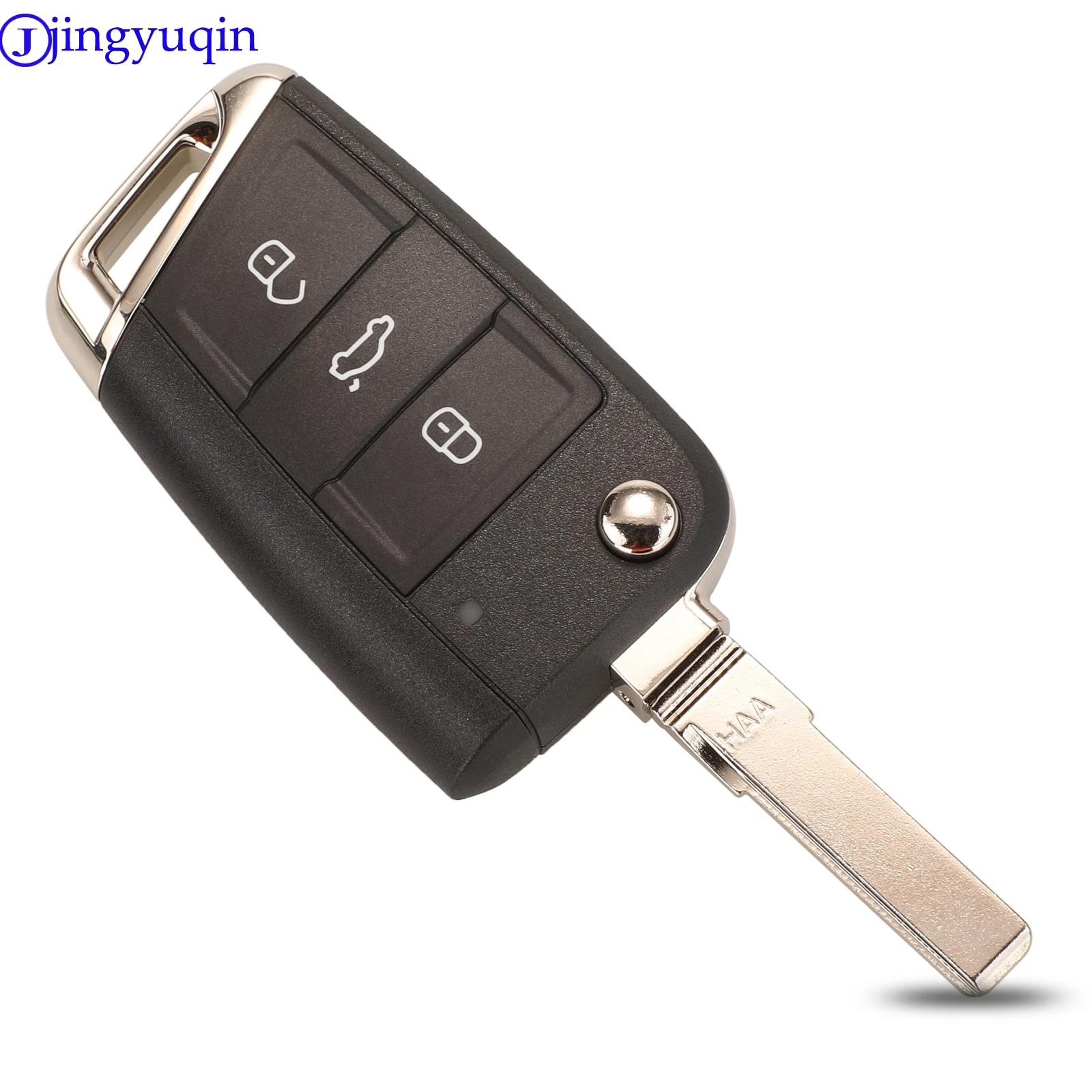 jingyuqin 433Mhz Remote Car Key For VW Golf 7 MK7 Skoda Octavia A7 Seat 5G0959752BC MBQ Keyless Go Full Key