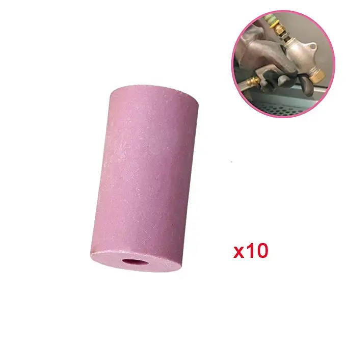 HOLDWIN 10 Chiếc Trụ Gốm Phun Vòi Phun Cho Phun Cát Tủ Thay Thế Đầu Phun Gốm Vòi Phun Cho Nổ Mìn