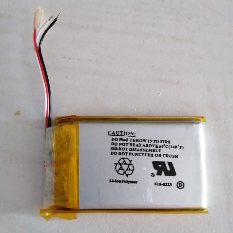 330mAh 616-0224 616-0223 MA107L Battery For Apple iPod Nano 1 1st Gen MP3 1GB 2GB 4GB