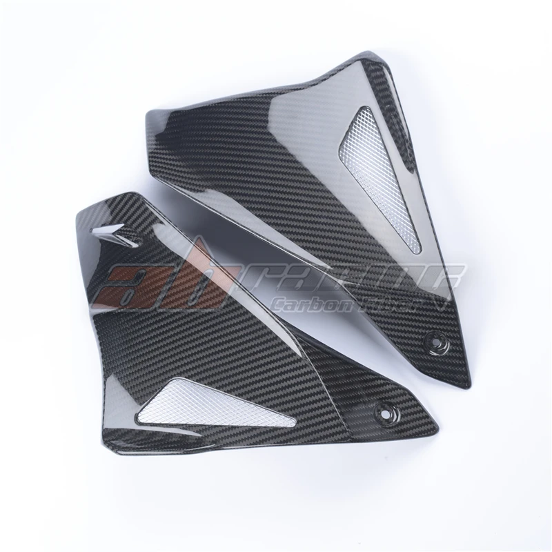 Front Side Engine Cover Side Panels Fairing Cowling For YAMAHA FZ-10 MT-10 2016-2021 Full Carbon Fiber 100%