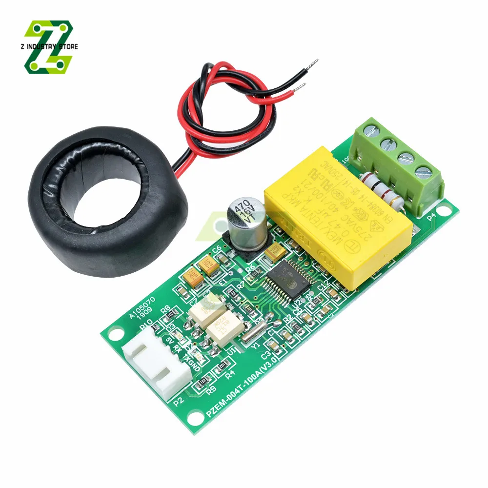 AC 80-260V 0-100A Meter Watt Power Volt Amp Current Digital Multifunction Test Module PZEM-004T For Arduino