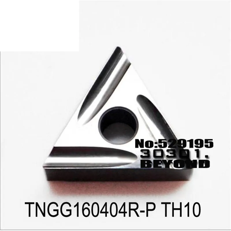 

10pcs TNGG TNGG160404 TNGG160408 TNGG160404R-P TNGG160408R-P TH10 Carbide Inserts High Hardness CNC Lathe Cutter Tools