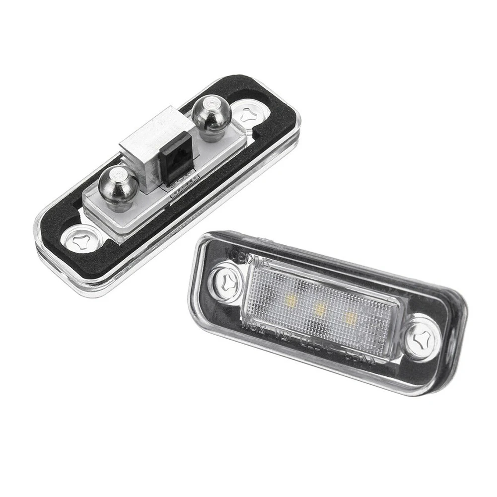 Car LED License Plate Light Error Free 6000K White Rear Light For Mercedes Benz W203 5D W211 W219 R171 Car Accessories