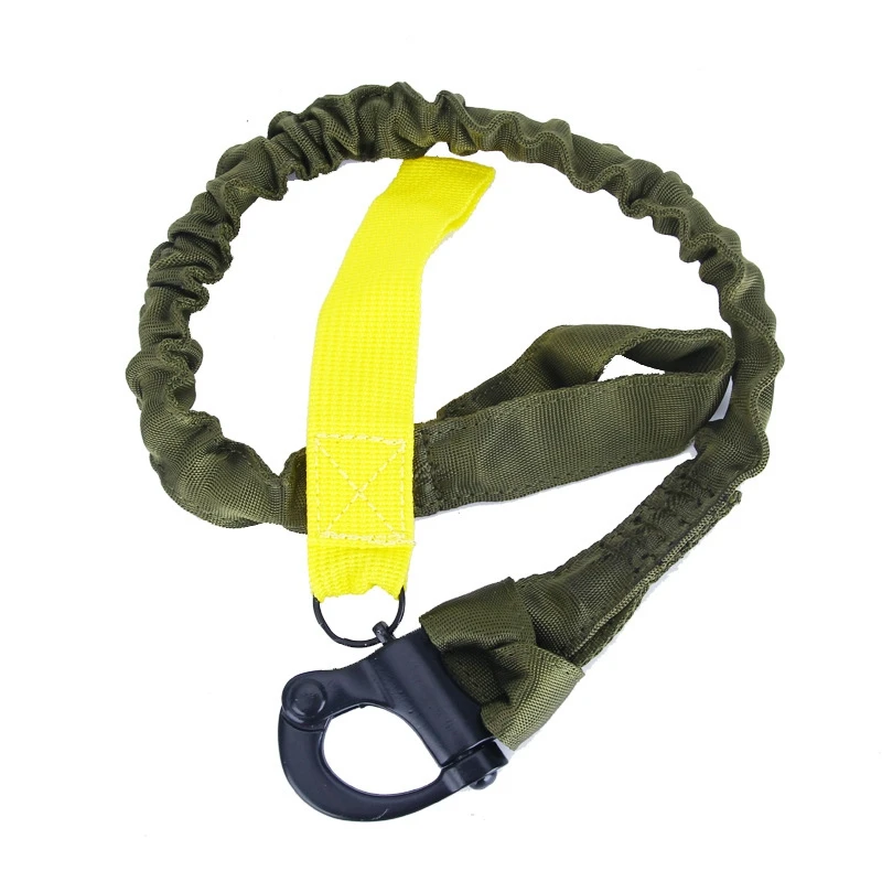 Quick Release Safety Lanyards Tactical Military Quick Release Wasit Bag Sling Safety Lanyard Sling Nylon Rope Bungee Strap